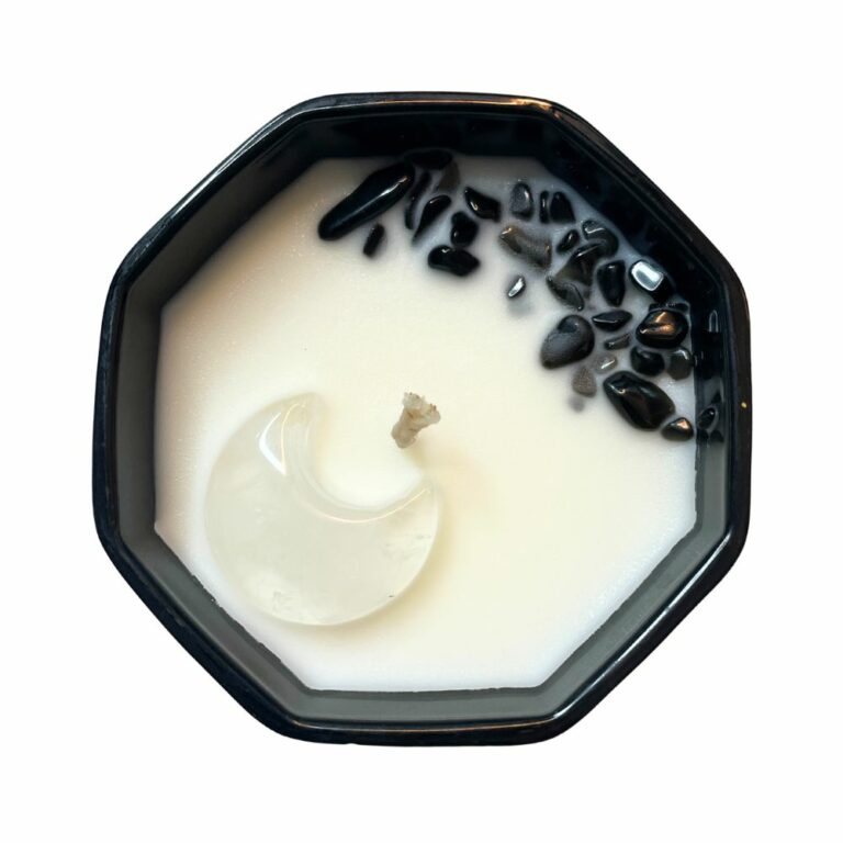 Crystal Candle Moon Phase
