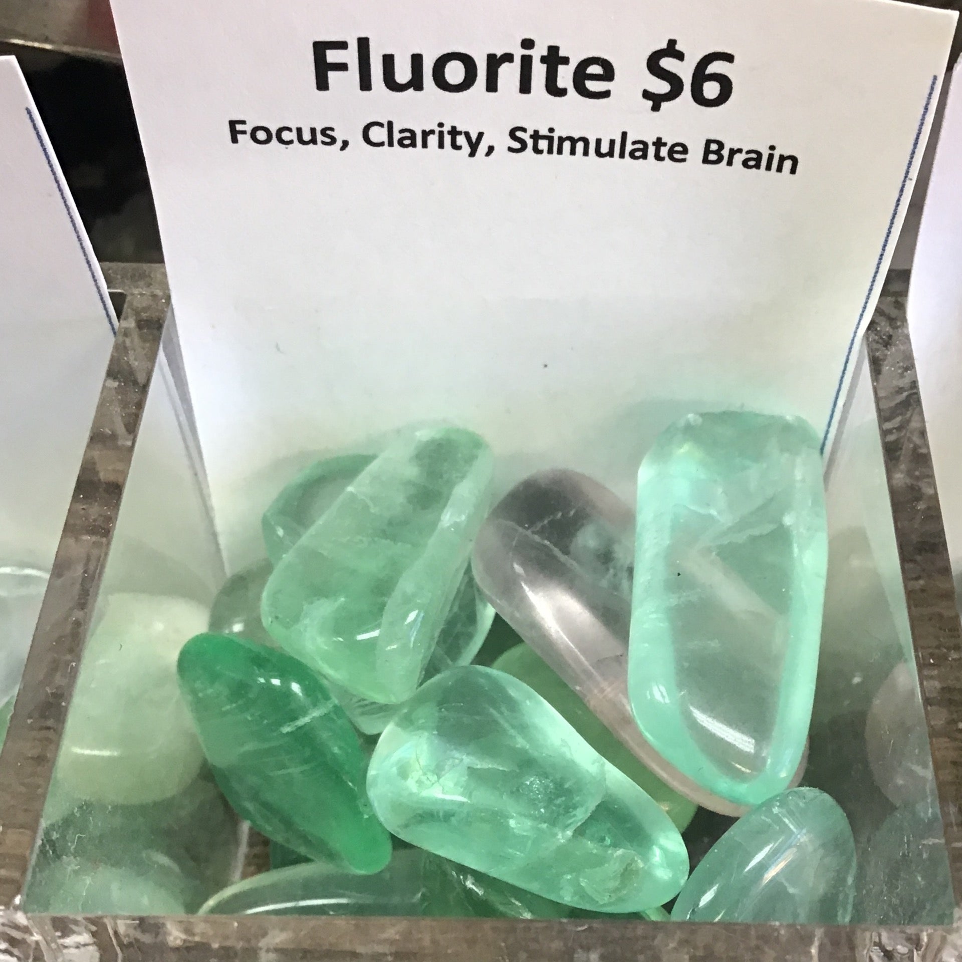 Tumbled Fluorite medium