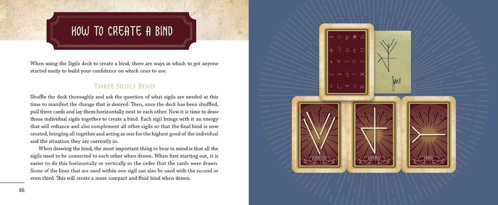 Sigils : A Tool for Manifesting and Empowerment (Oracle Kit Box Set with 21 Cards and Guide Book)