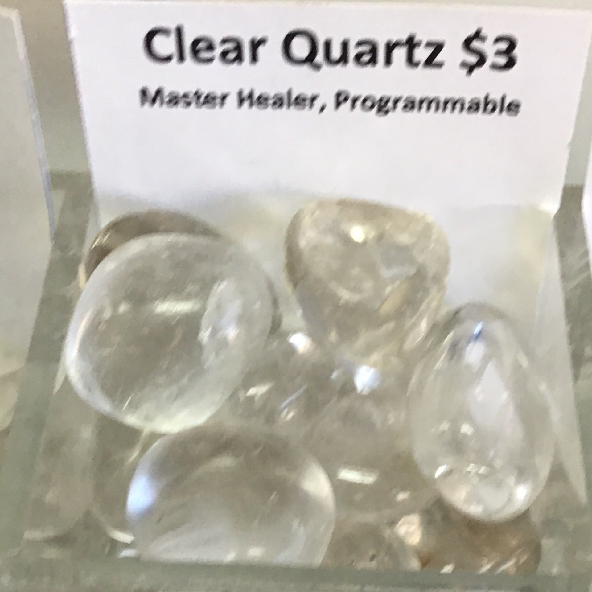 Tumbled Quartz Clear