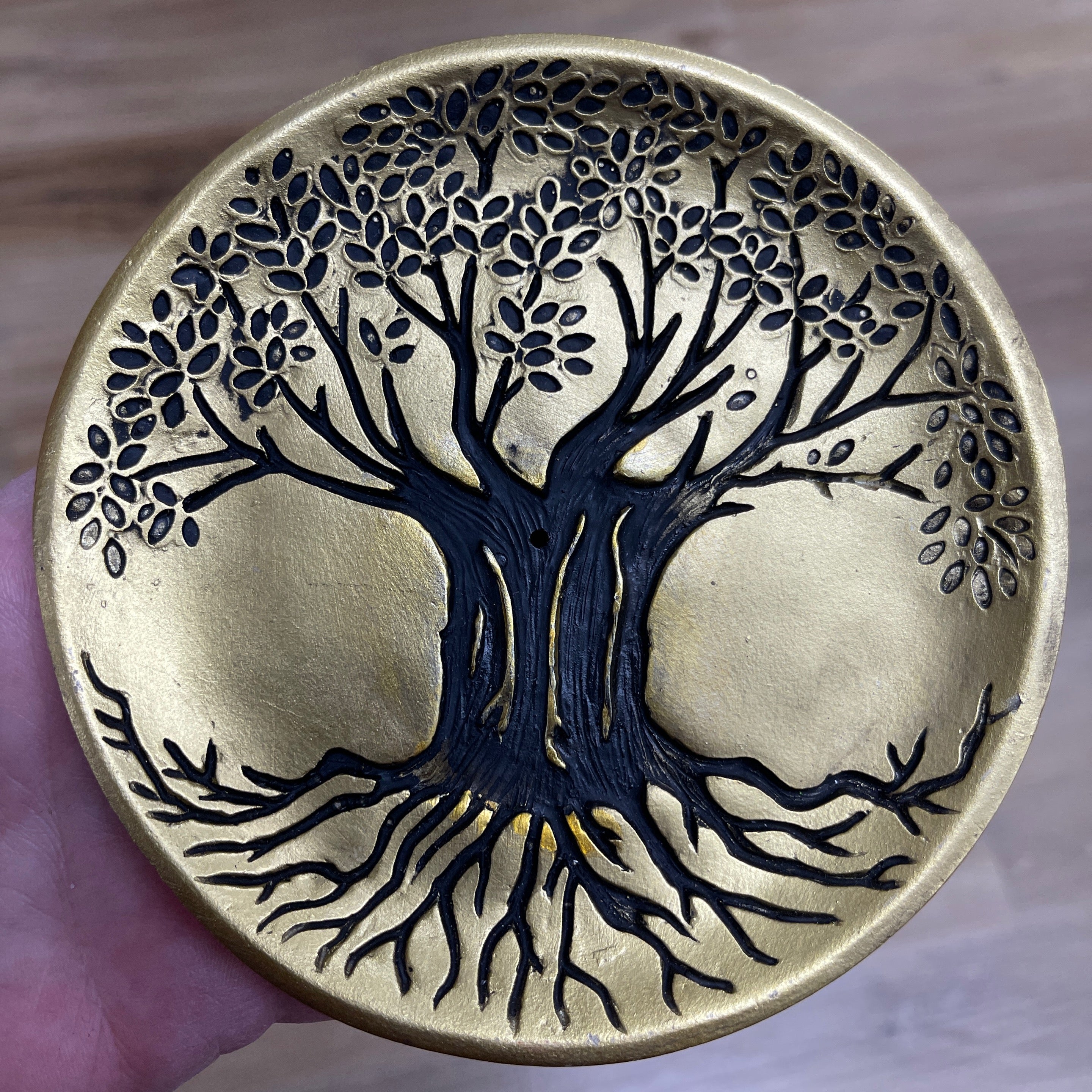 Gold Tree of Life Stick Incense Burner