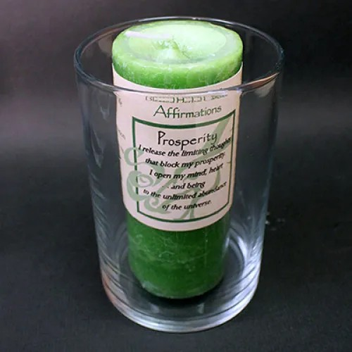 Affirmation Glass Candle Holder (1)