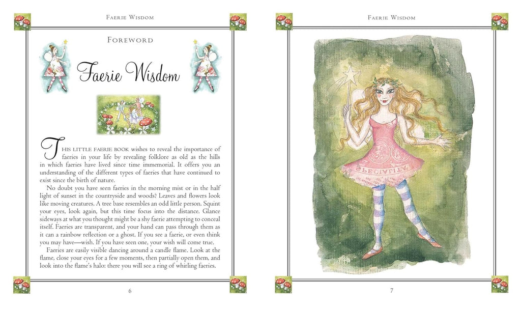 Faerie Wisdom: Includes 52 magical message cards and a 64-page illustrated book