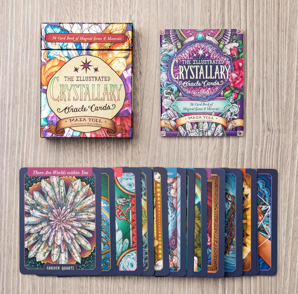 The Illustrated Crystallary Oracle Cards: 36-Card Deck of Magical Gems & Minerals (Wild Wisdom) Cards