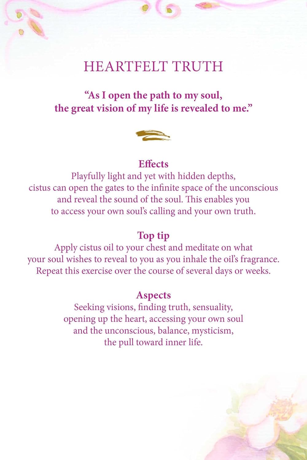 Essential Oils Oracle Cards: Wisdom and Guidance from 40 Healing Plants