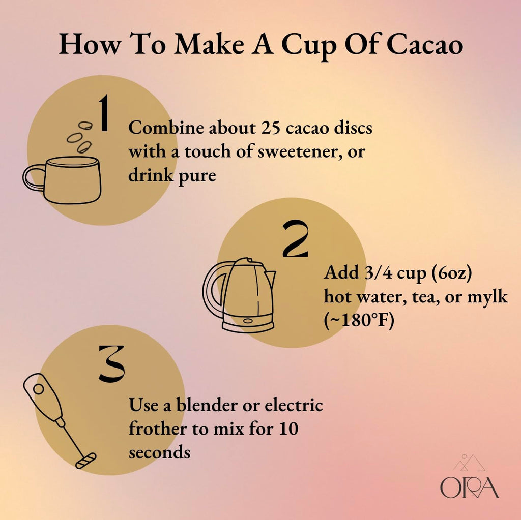 ORA Tantric Rose Blossom Enhanced Ceremonial Cacao