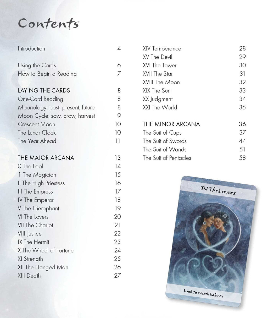 Lunar Tarot: Manifest your dreams with the energy of the moon and wisdom of the tarot