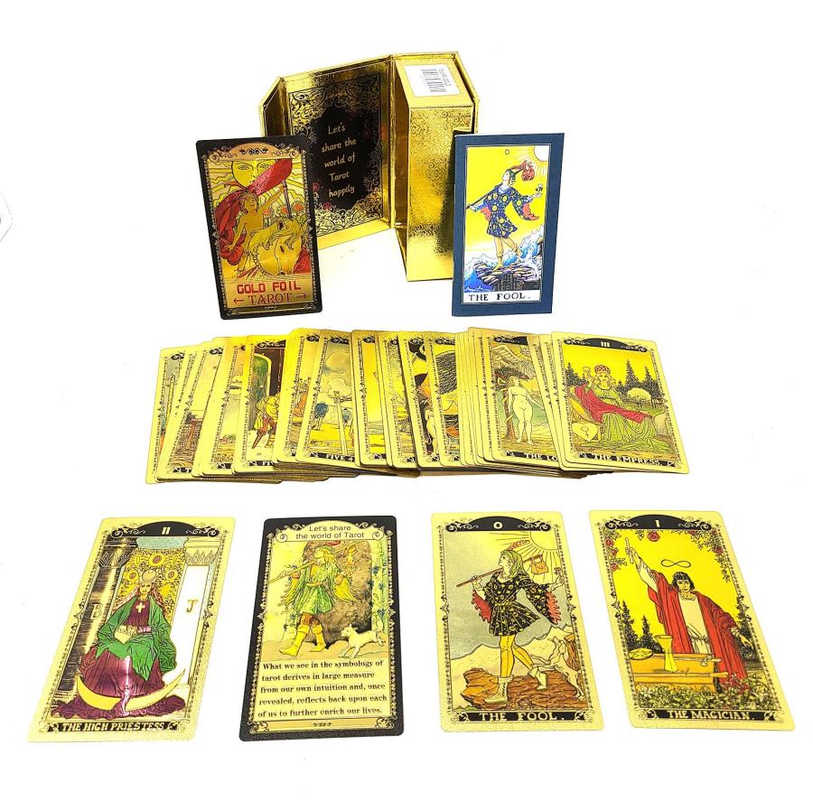 Rider-Waite Gold Foil Tarot Card Box Set