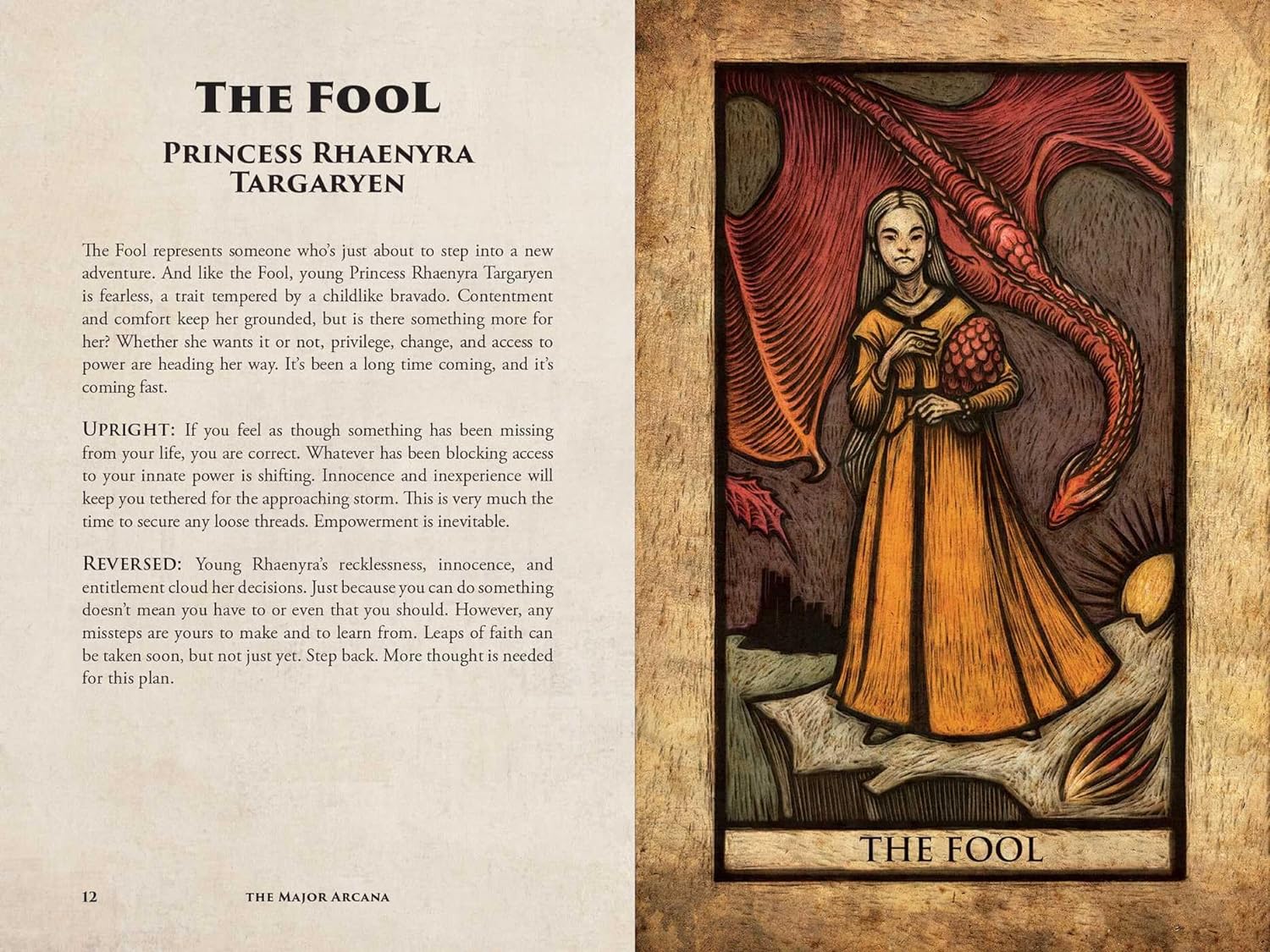 House of the Dragon Tarot Deck and Guidebook