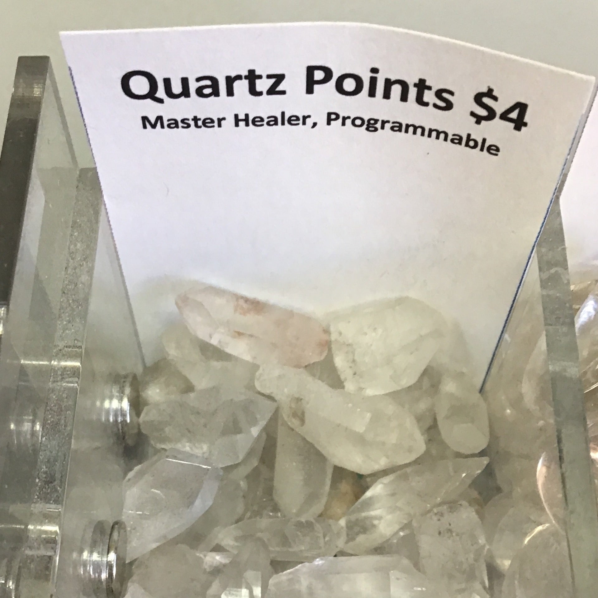 Tumbled Quartz Points