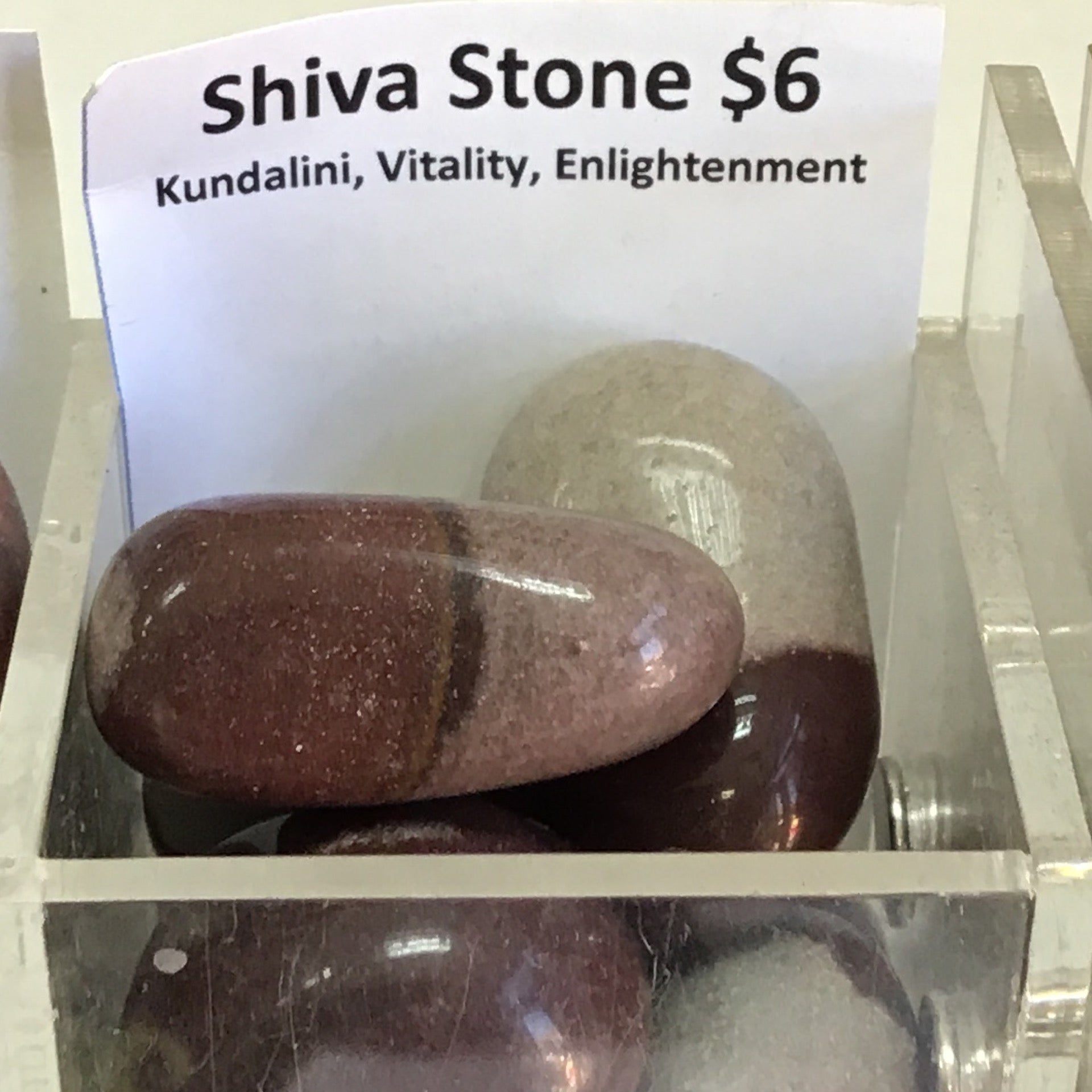 Tumbled Shiva stone