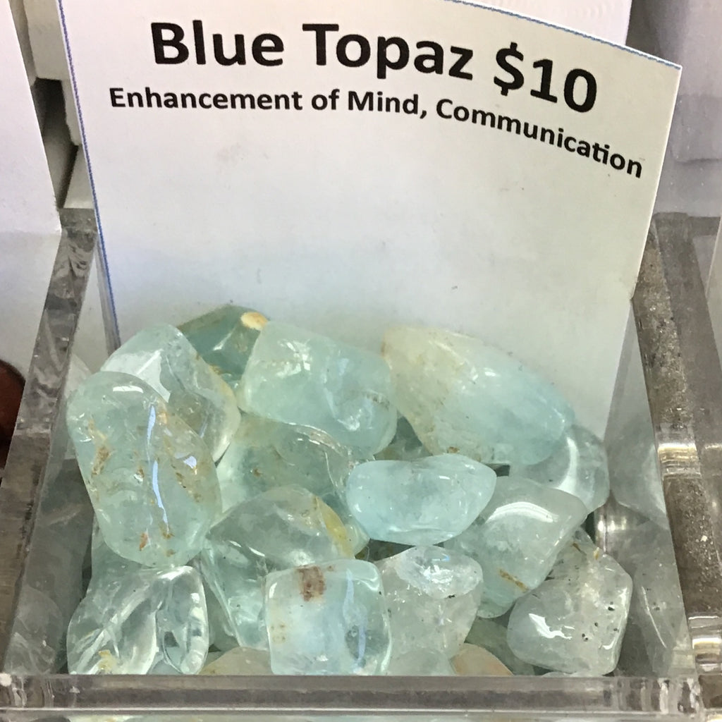 Tumbled Stone Topaz Blue