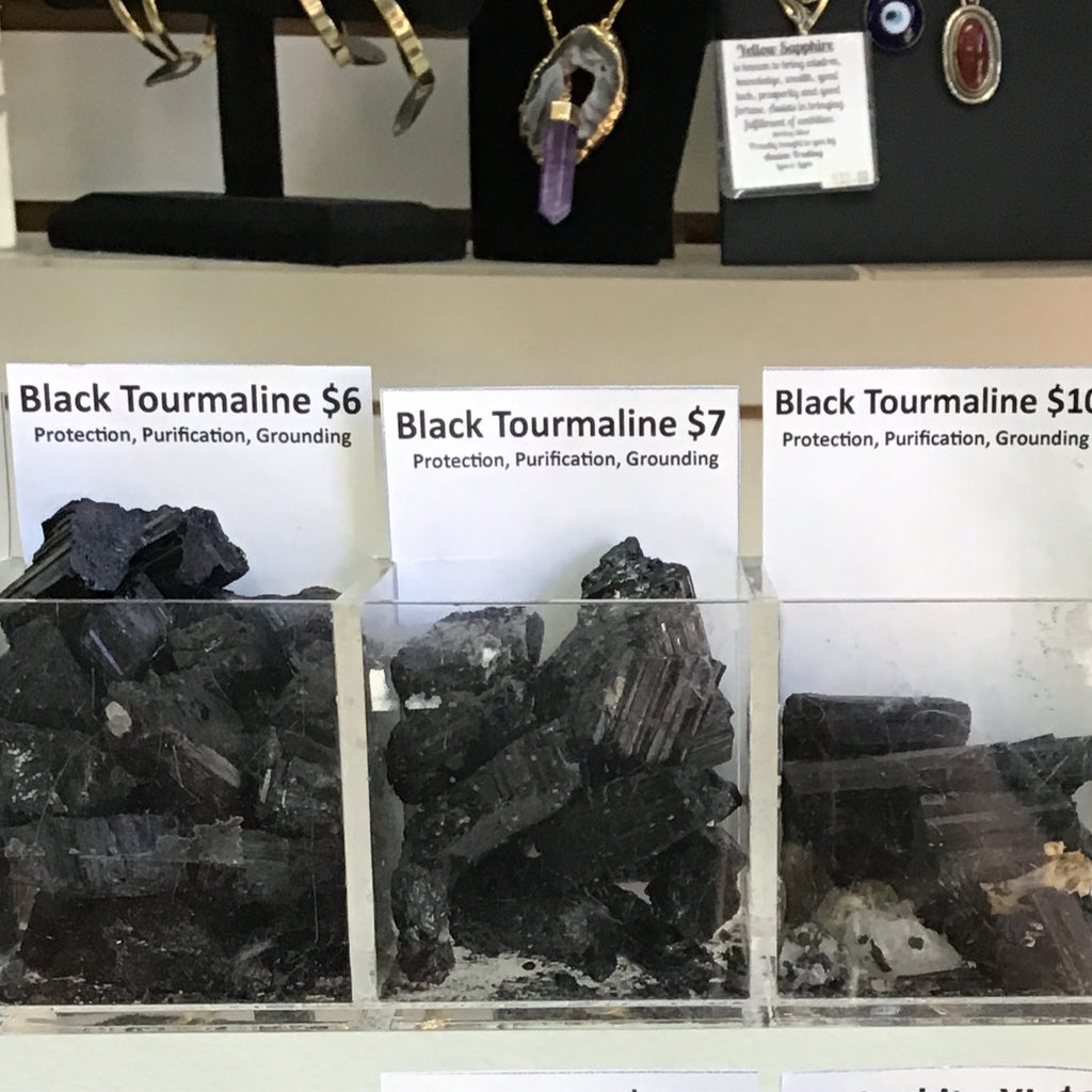 Tumbled Tourmaline Black Rough