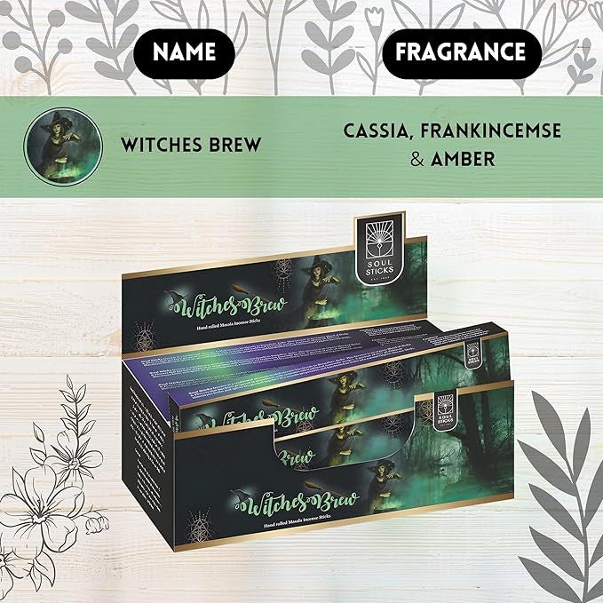 Witches Brew Natural Masala Incense Sticks