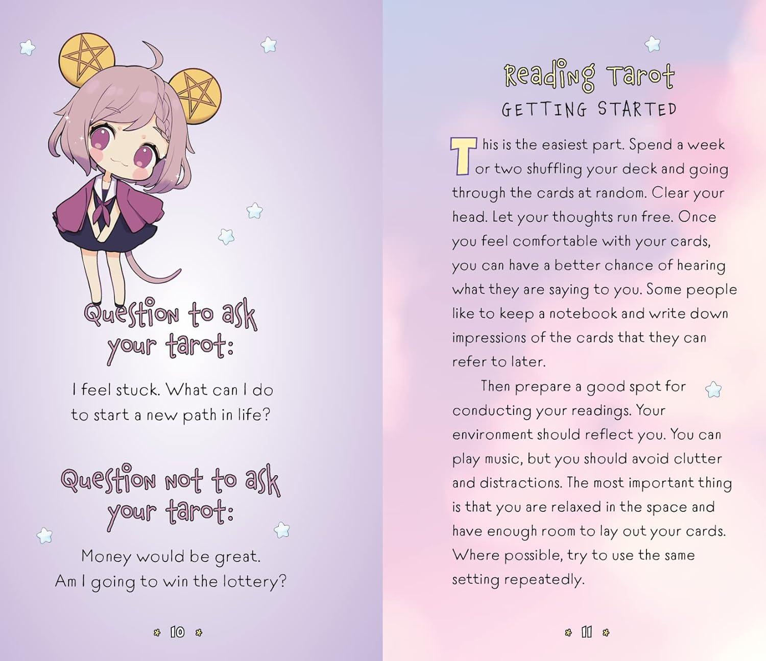 Cute Chibi Tarot: Understanding Tarot with the Chibi Universe - 78 Cards and Guidebook