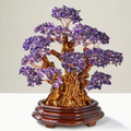Amethyst Bonsai Tree of Life with over 2,000 Natural Gemstones
