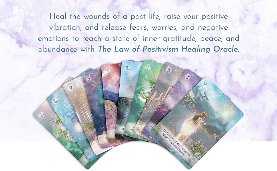 The Law of Positivism Healing Oracle: A 50-Card Deck and Guidebook