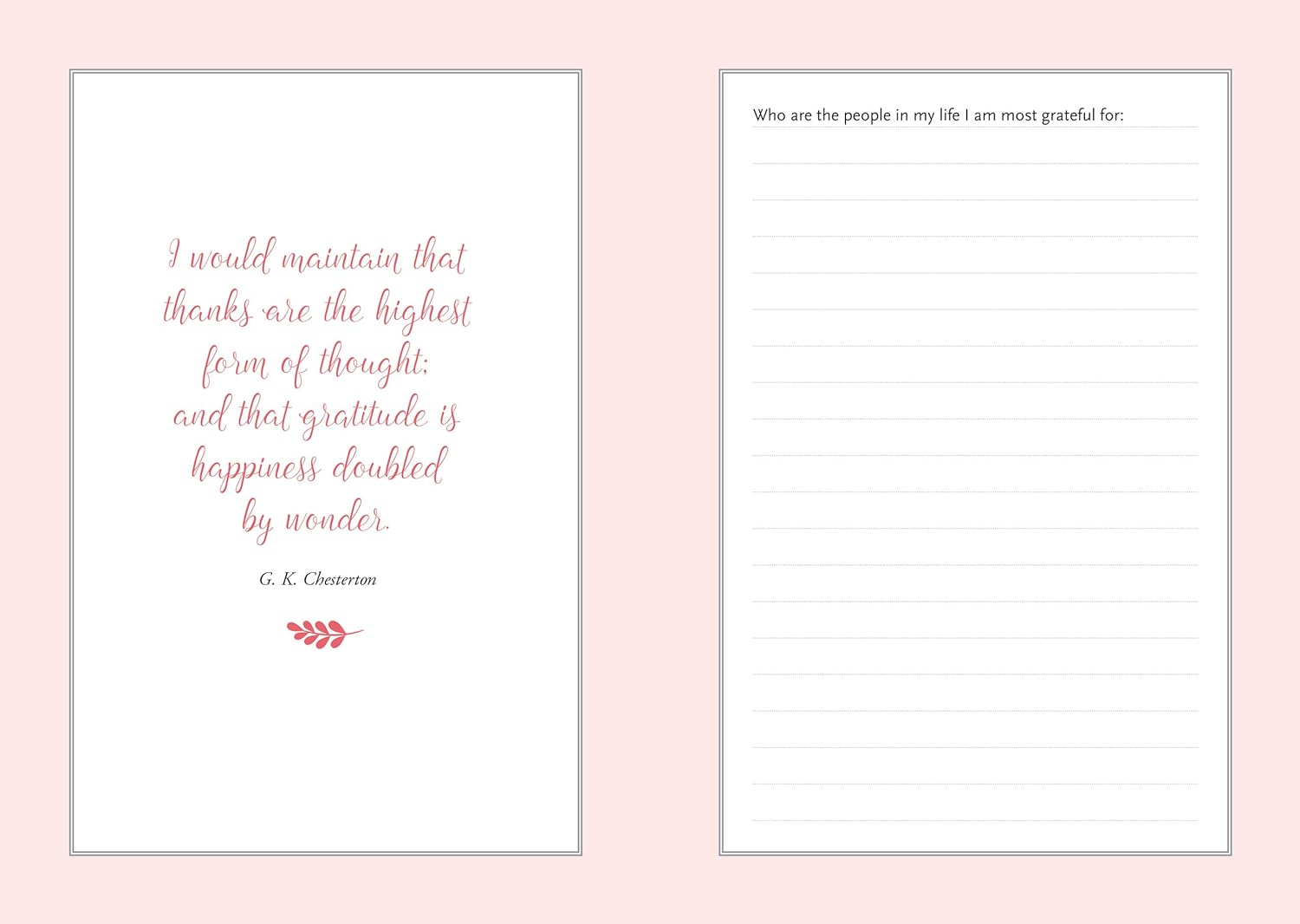 A Daily Dose of Gratitude Journal