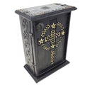 Pentagram & Celtic Cross Wood Chest