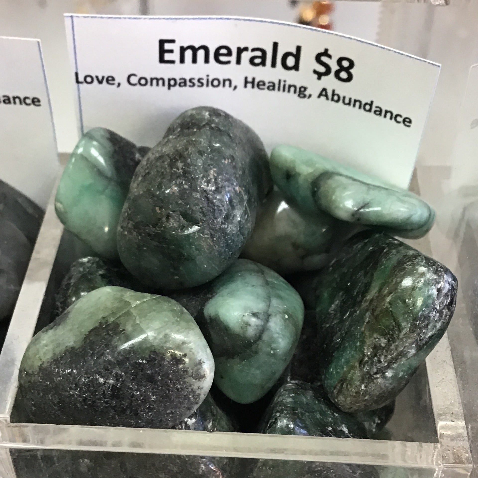 Tumbled Emerald large