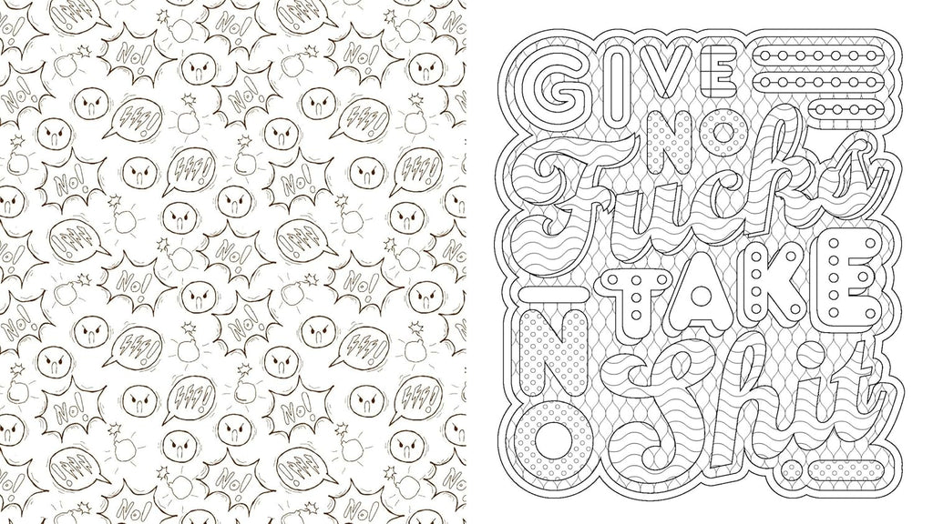 I F**king Love Coloring!: A D*mn Good Coloring Book - More Than 100 Pages to Color
