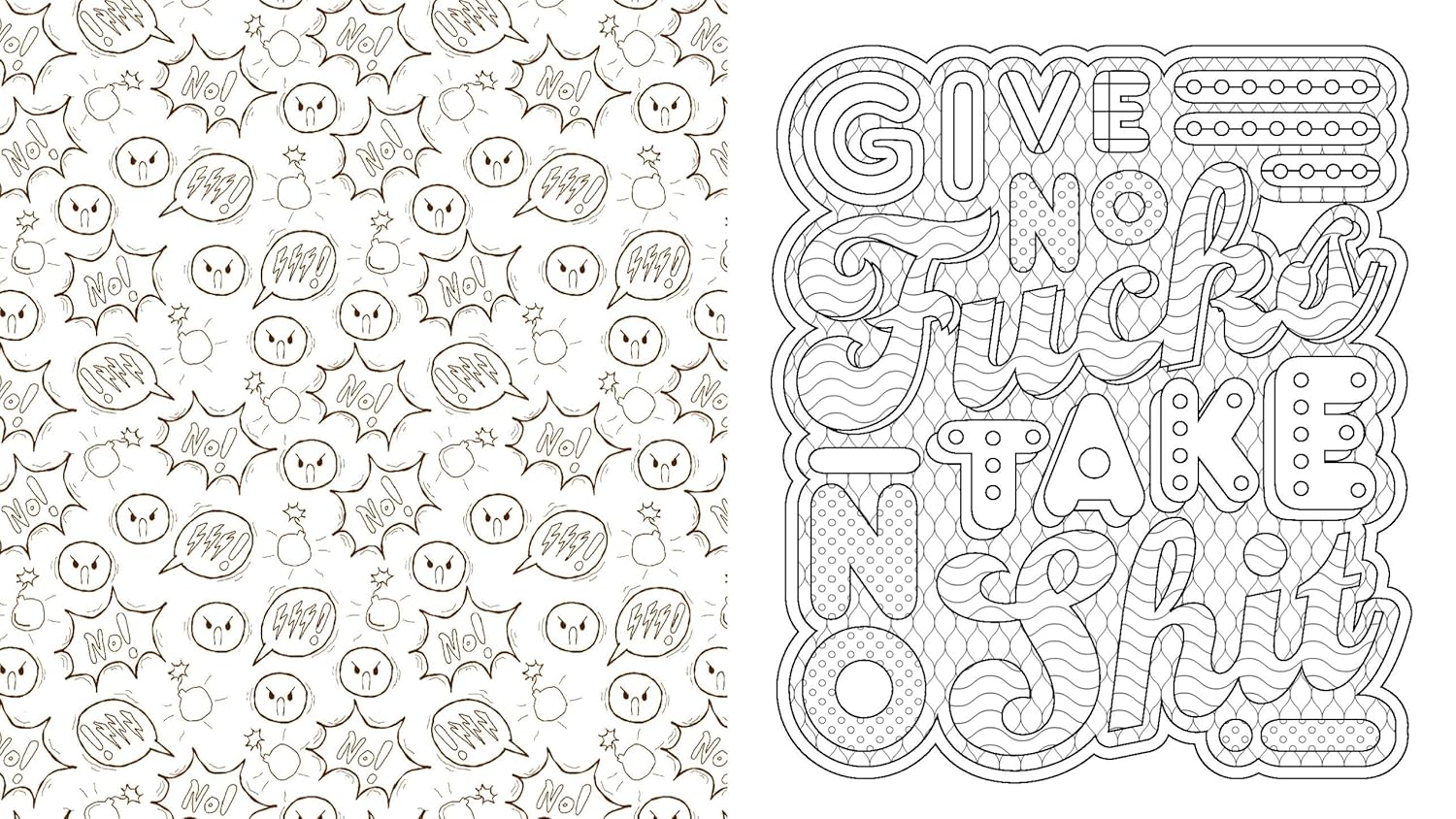 I F**king Love Coloring!: A D*mn Good Coloring Book - More Than 100 Pages to Color