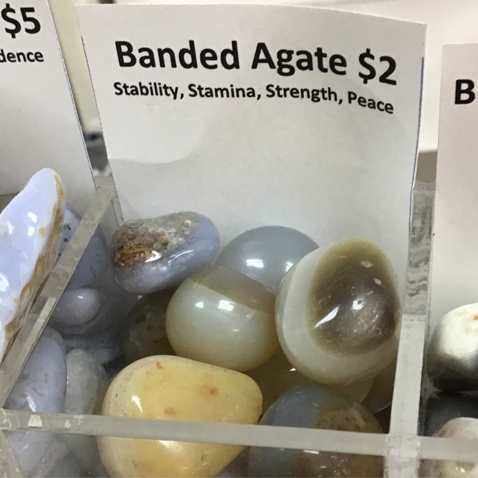 Tumbled Agate Banded