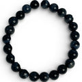8mm Blue Tigereye Beaded Bracelet