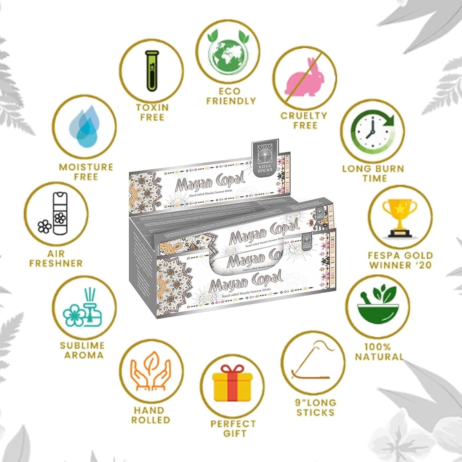 Mayan Copal Natural Masala Incense Sticks