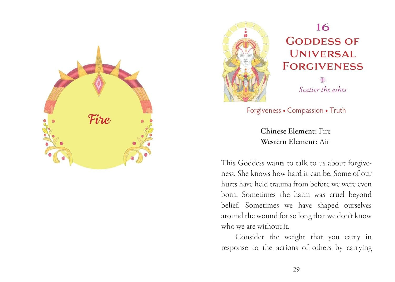 Elemental Goddess Oracle: 45 Cards and Guidebook (Sacred Planet)