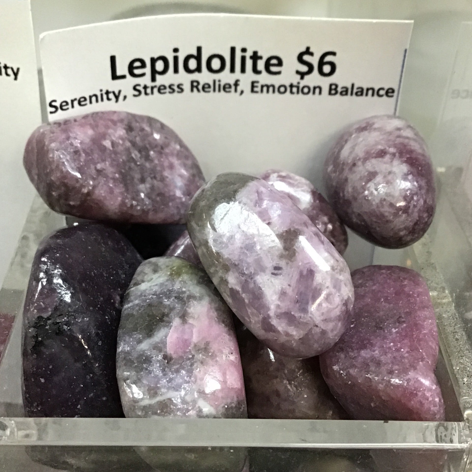 Tumbled Lepidolite smooth
