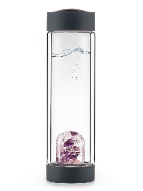 VIA HEAT WELLNESS - Double Insulated Crystal Infusion Bottle