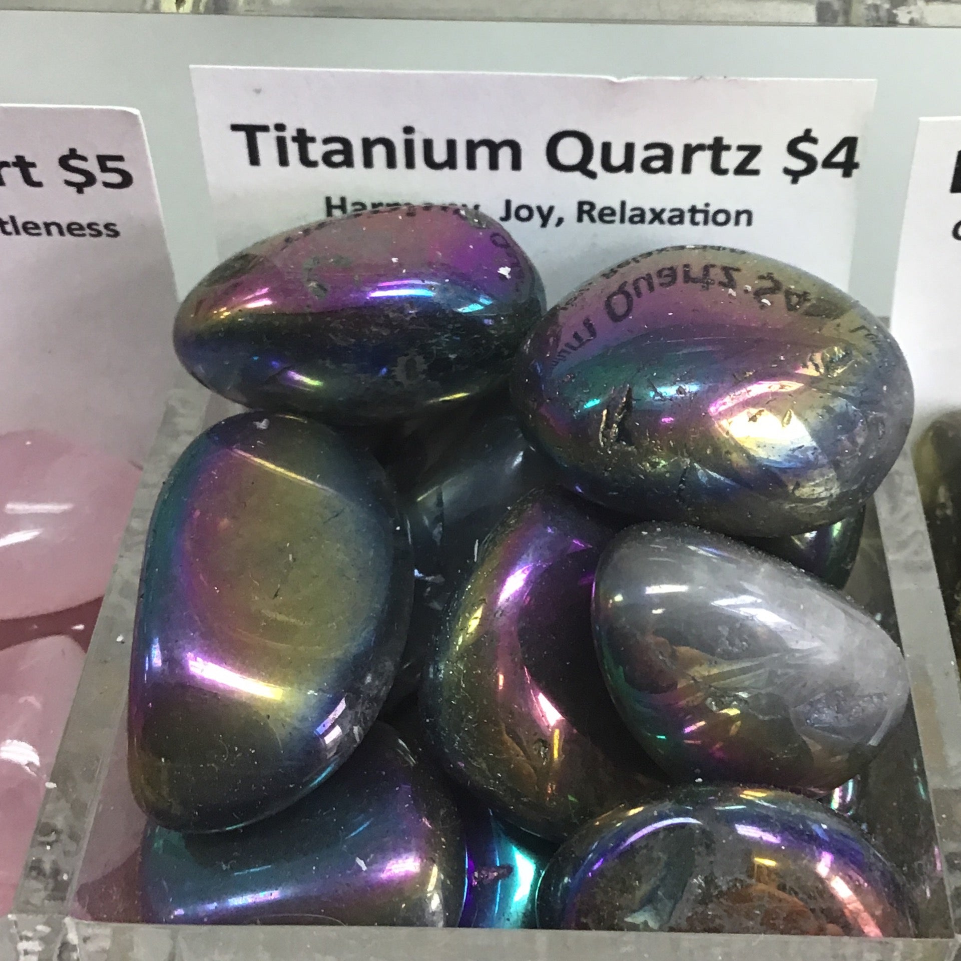 Tumbled Titanium Quartz