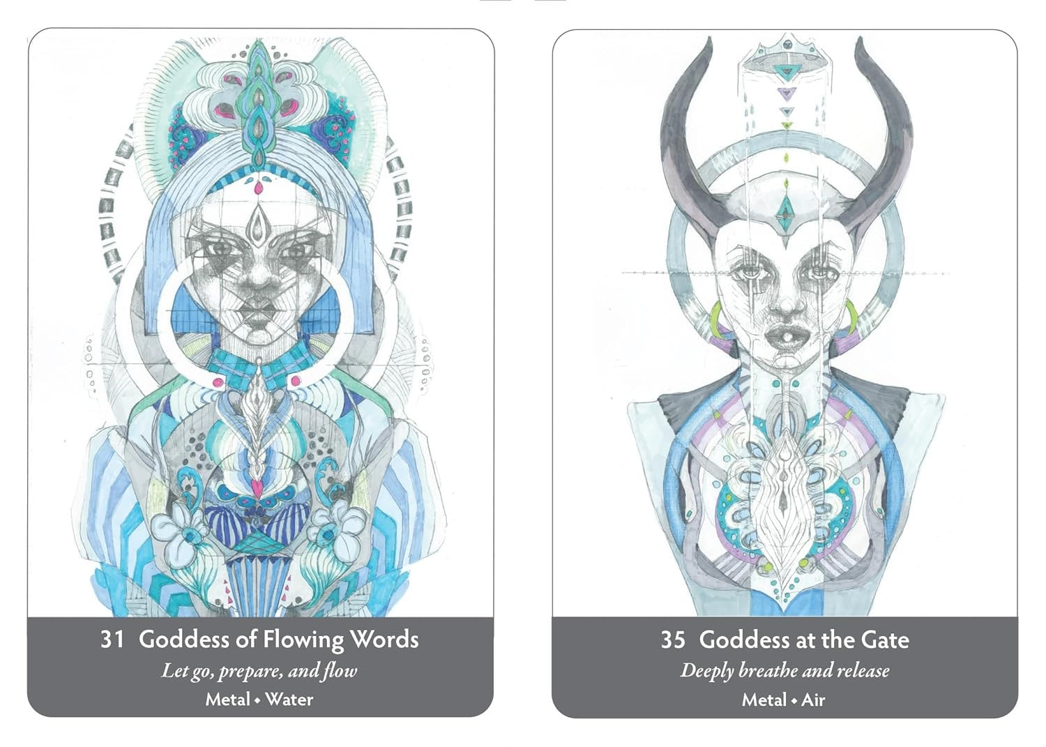 Elemental Goddess Oracle: 45 Cards and Guidebook (Sacred Planet)