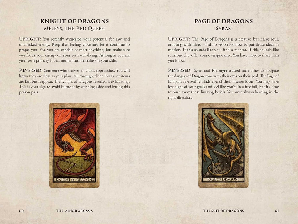 House of the Dragon Tarot Deck and Guidebook