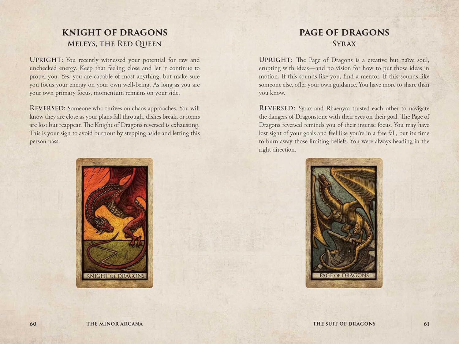 House of the Dragon Tarot Deck and Guidebook