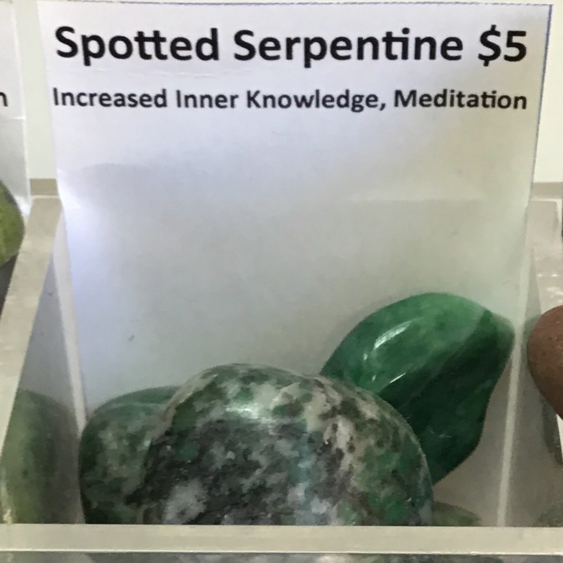 Tumbled Spotted Serpentine