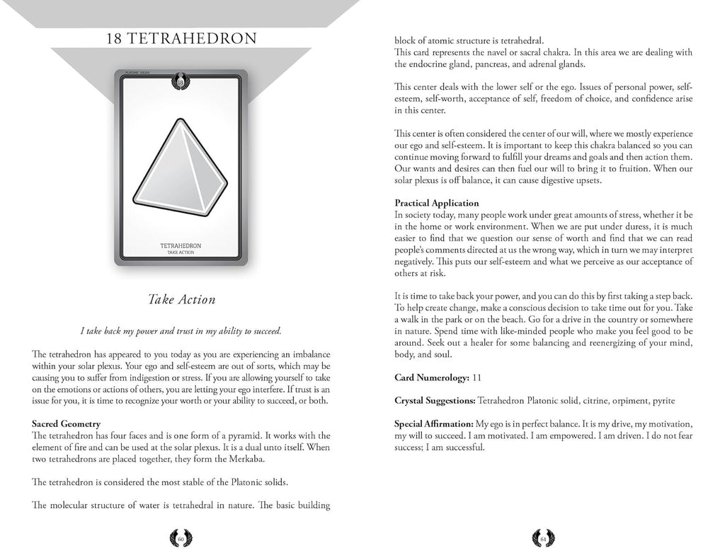 Sacred Geometry Healing Cards: (Oracle Kit Box Set with 49 Cards and Guide Book)