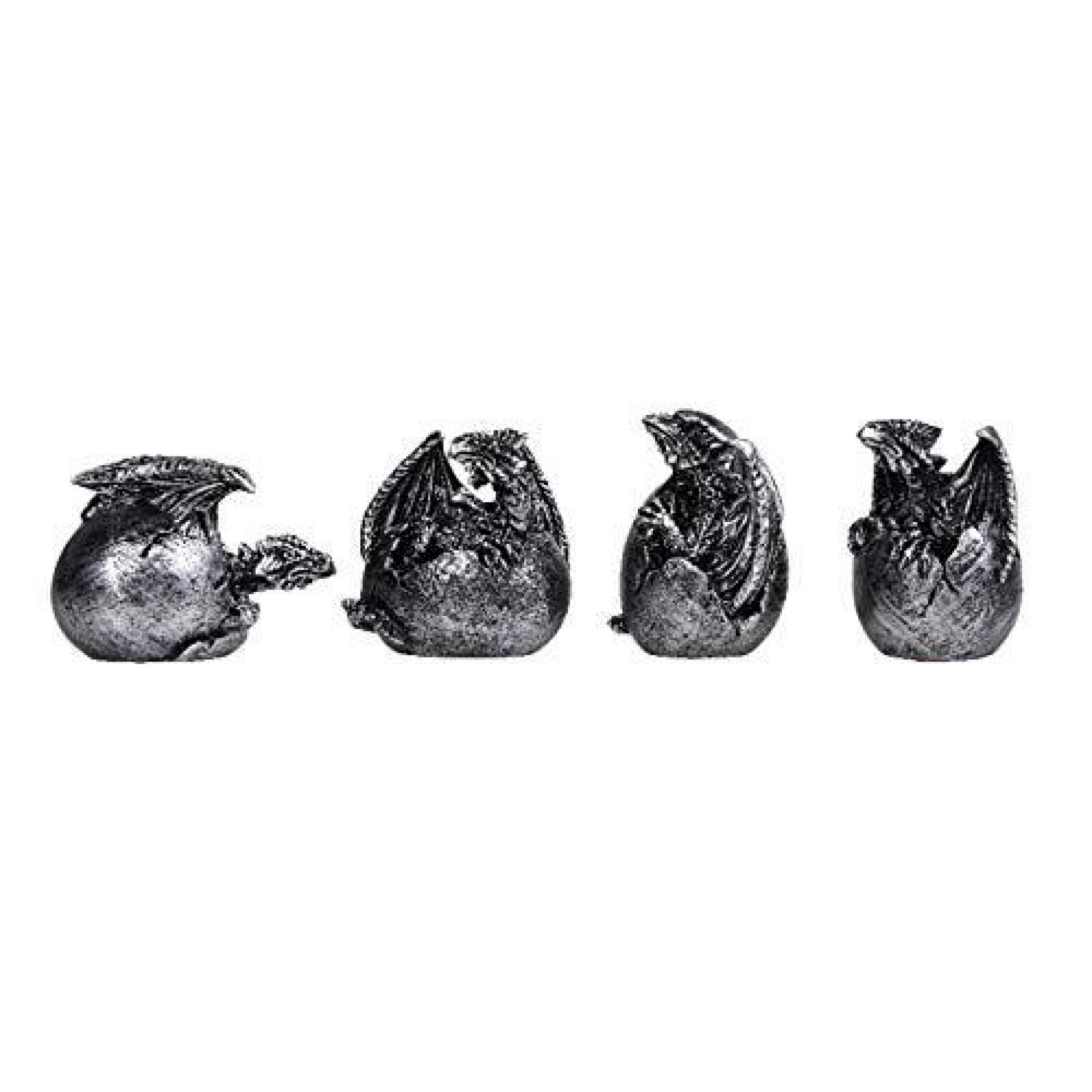 Winged Dragon Eggs Hatchlings Set of 4