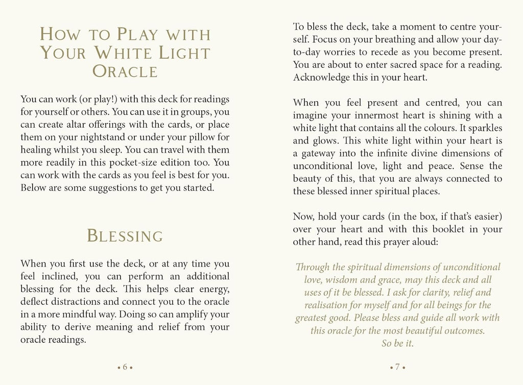 White Light Oracle: Luminosity Pocket Edition