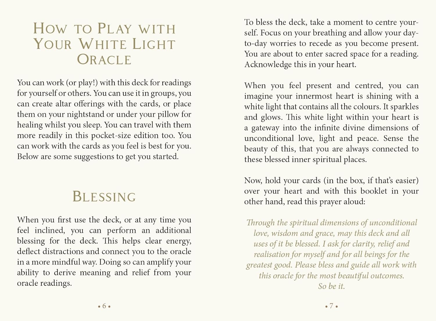 White Light Oracle: Luminosity Pocket Edition