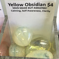 Tumbled Obsidian Yellow