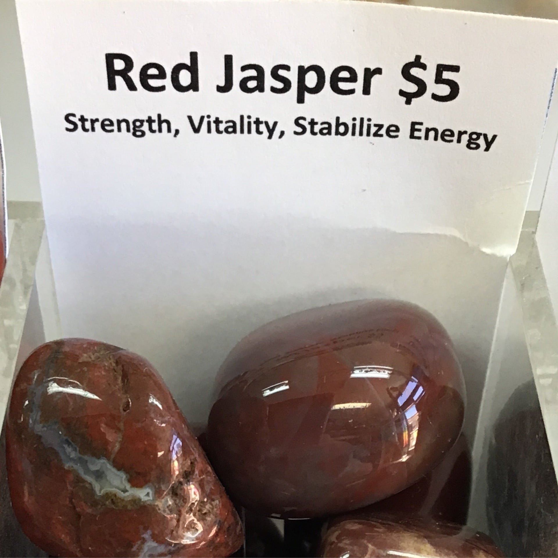 Tumbled Jasper Red Large