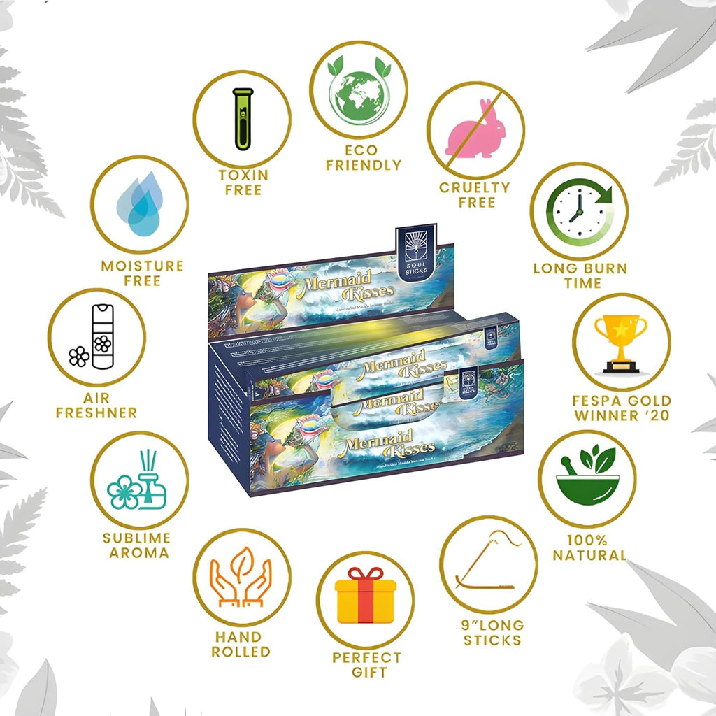 Mermaid Kisses Natural Masala Incense Sticks
