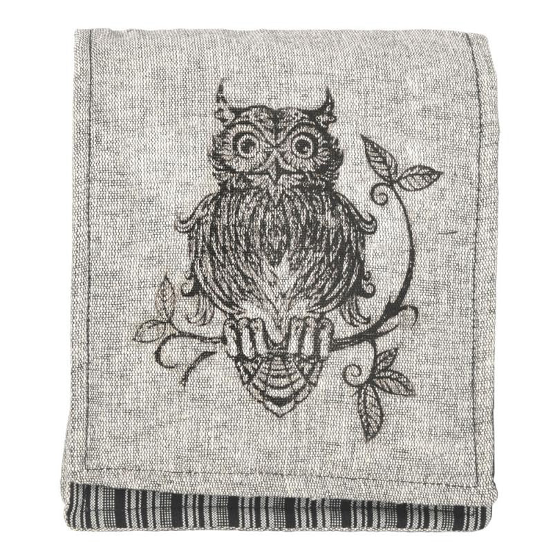 Owl Cross Body Canvas Bag