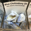 Tumbled Blue Chalcedony