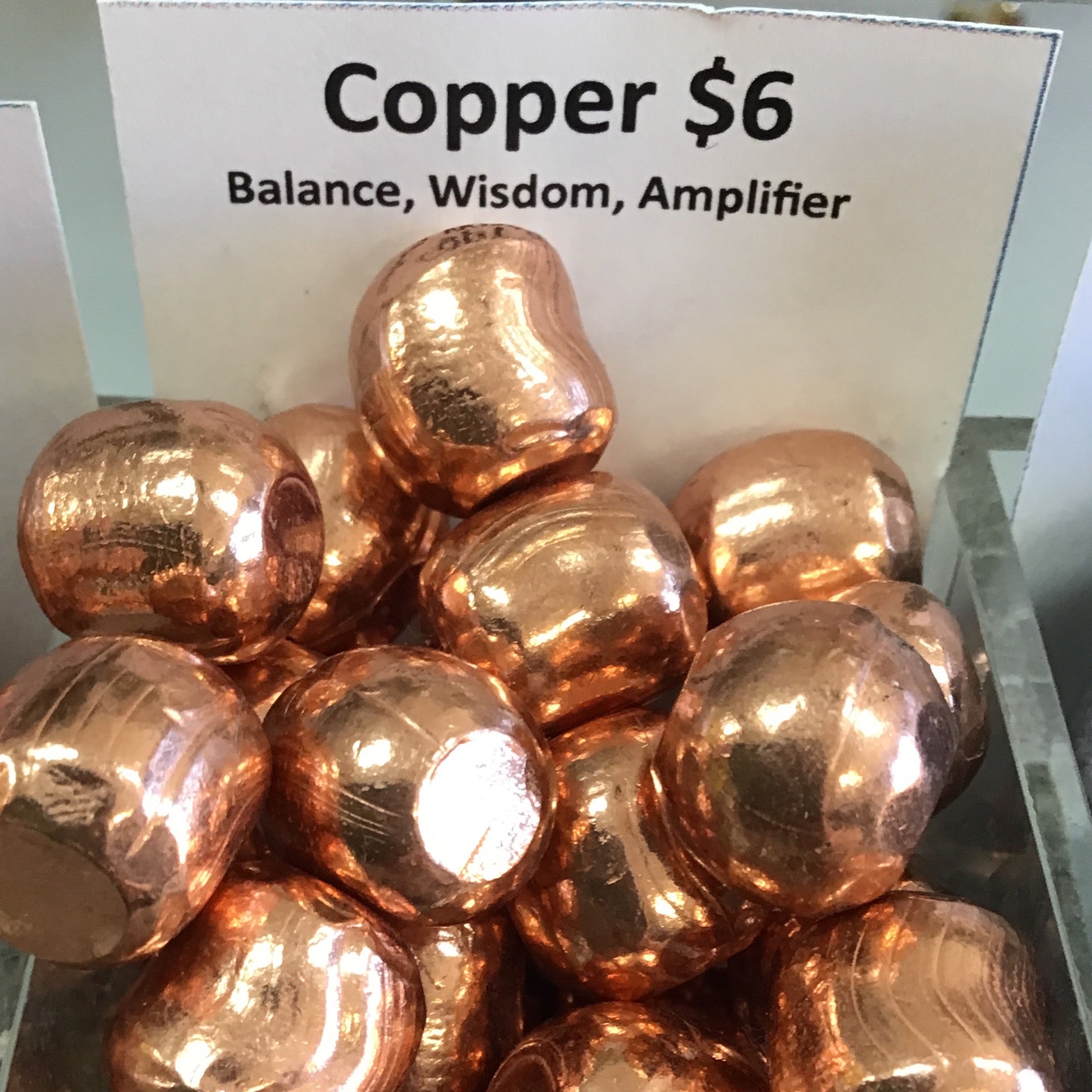 Tumbled Copper balls