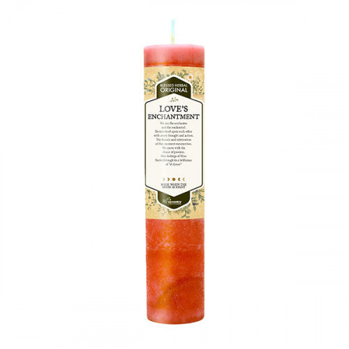 Blessed Herbal Love's Enchantment Candle
