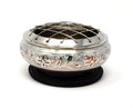 Silver Colorful 2.75" x 1.75" Brass Burner