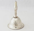 Altar Bell Om Silver Plated 3"